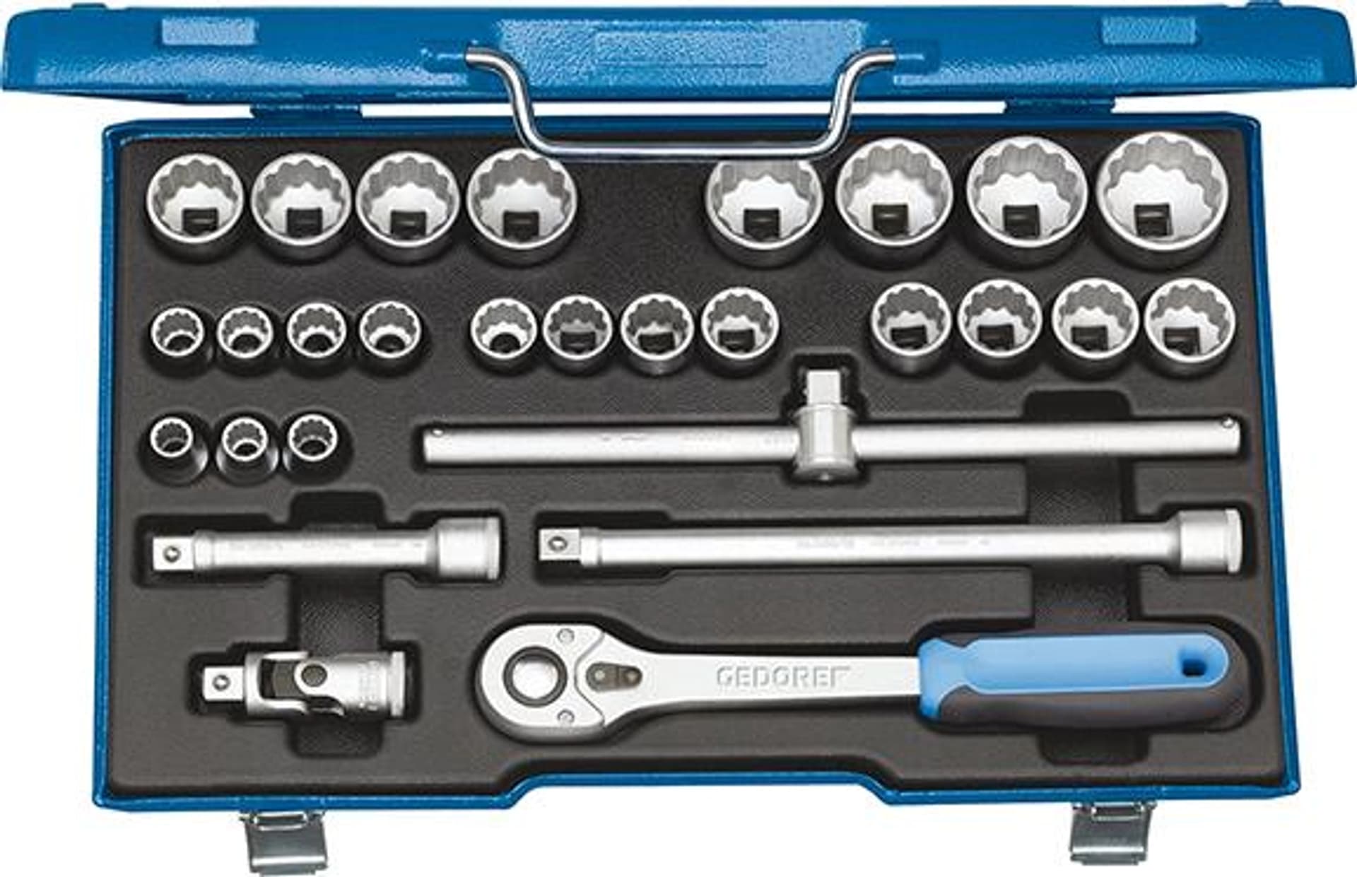 

Zestaw nasadek 1/2", 28-czesciowy, D19VMU-10, GEDORE