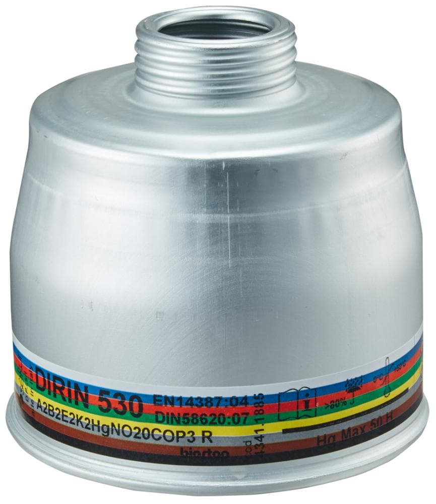 

Wielozakresowy filtr uniwersalny ABEK2 Hg NO 20CO-P3R D