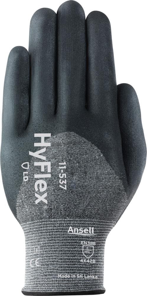 

Rękawice montażowe HyFlex 11-537, rozmiar 10 Ansell (12 par)