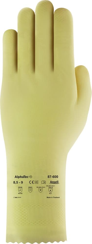 

Rękawice chemiczne AlphaTec 87-600, rozmiar 7,5-8 Ansell (12 par)
