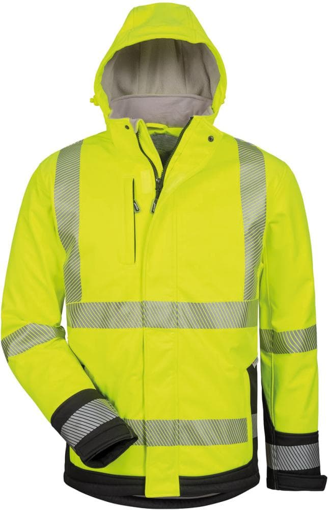 

Kurtka ostrzegawcza Melvin, softshellowa, roz. 2XL, żółty/czarny
