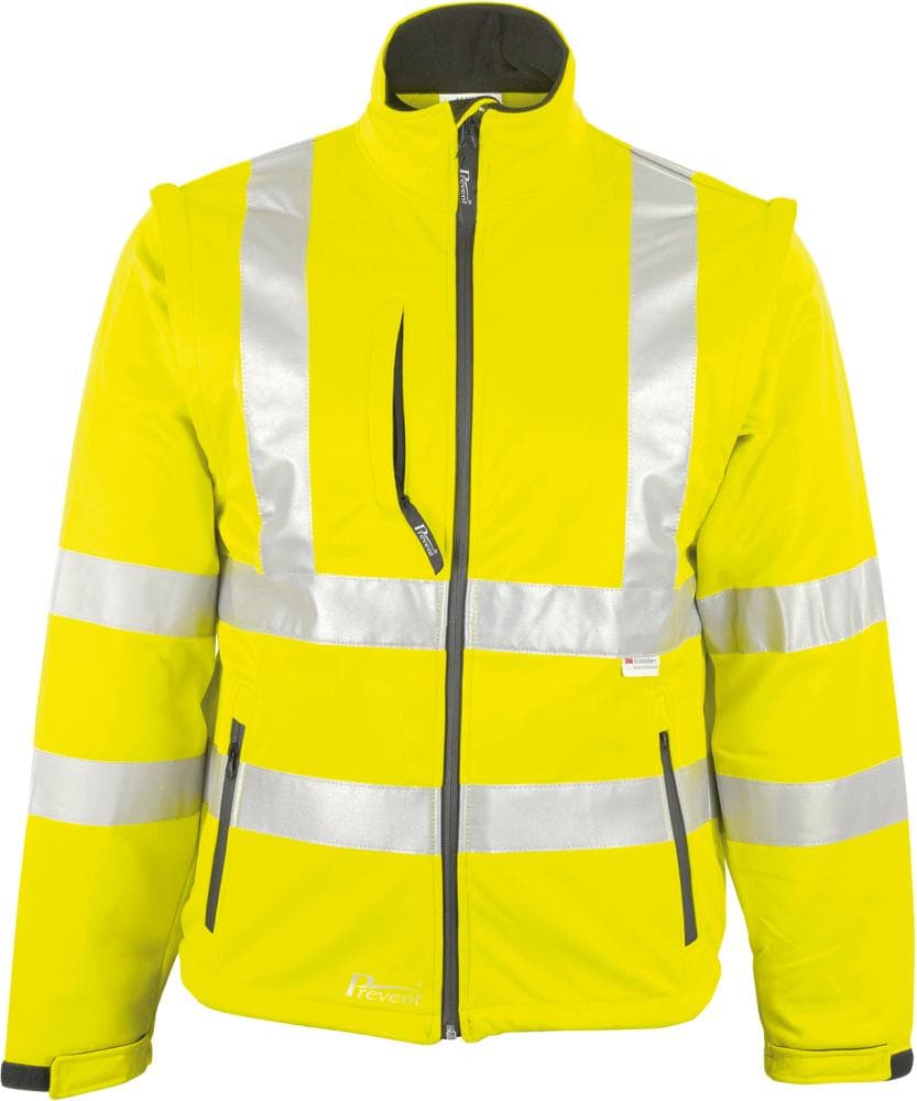 

Kurtka ostrzegawcza, softshell, rozmiar 2XL, neonowa żółta