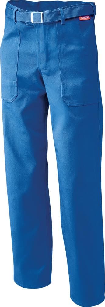 

Spodnie z paskiem w talii, 100% bawełna, 290 g/m², rozmiar 54, błętkit królewski