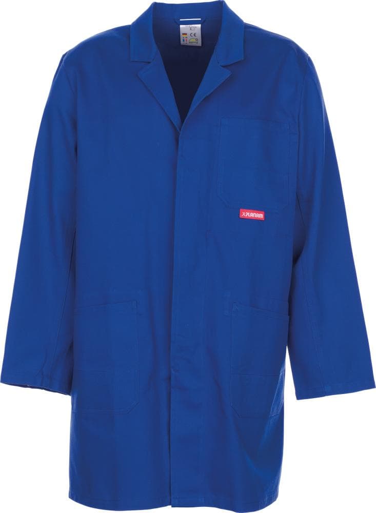

Profesjonalny płaszcz, 100% bawełna, 290g/m², rozmiar 54, błękit królewski