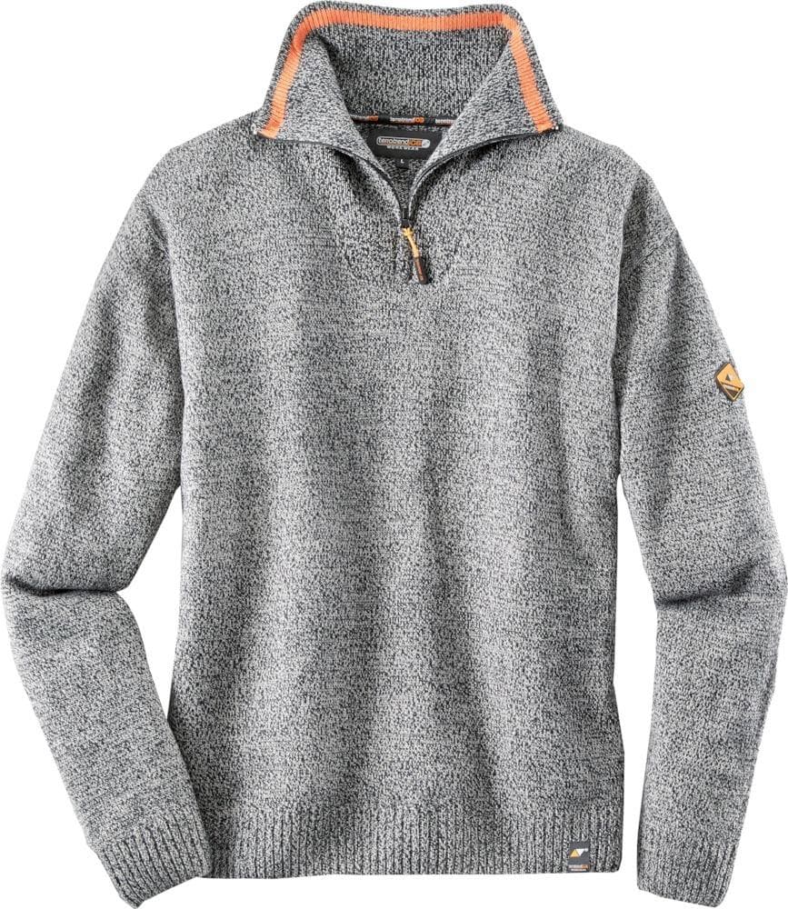 

Bluza z kołnierzem 80236, szara, rozmiar XL