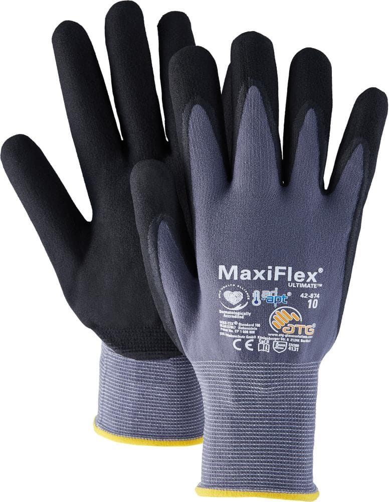 

Rękawice montażowe MaxiFlex Ultimate AD-APD, rozmiar 6 ATG (12 par)