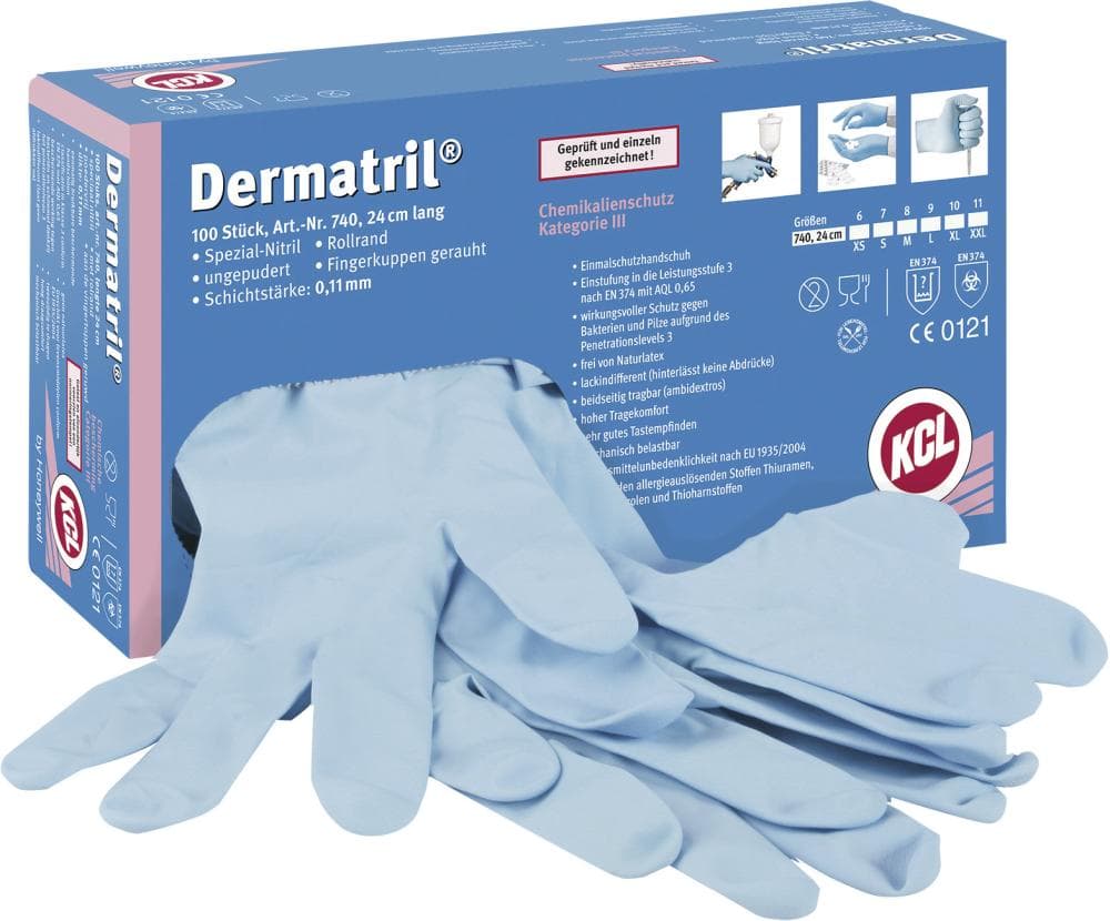 

Rękawice jednorazowe Dermatril 740, rozmiar 10 (pudełko 100 szt.)