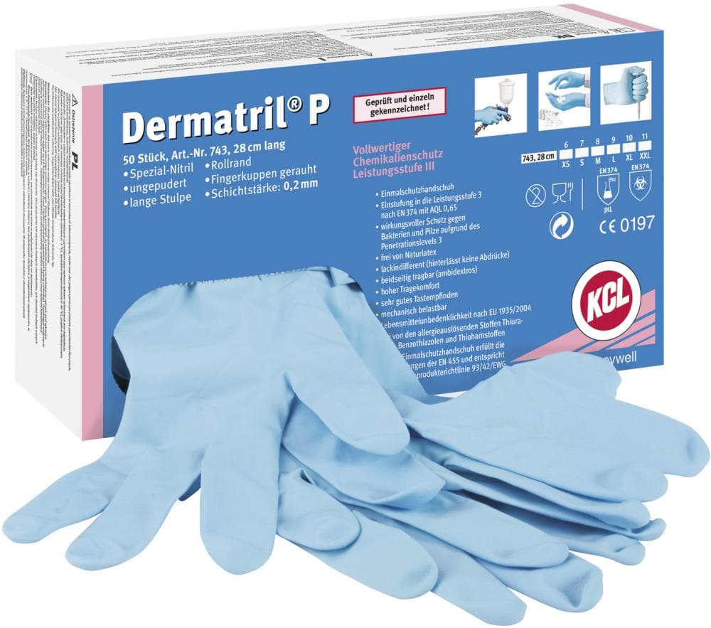 

Rękawice Dermatril 743 P, rozmiar 6, opak. 50 szt.