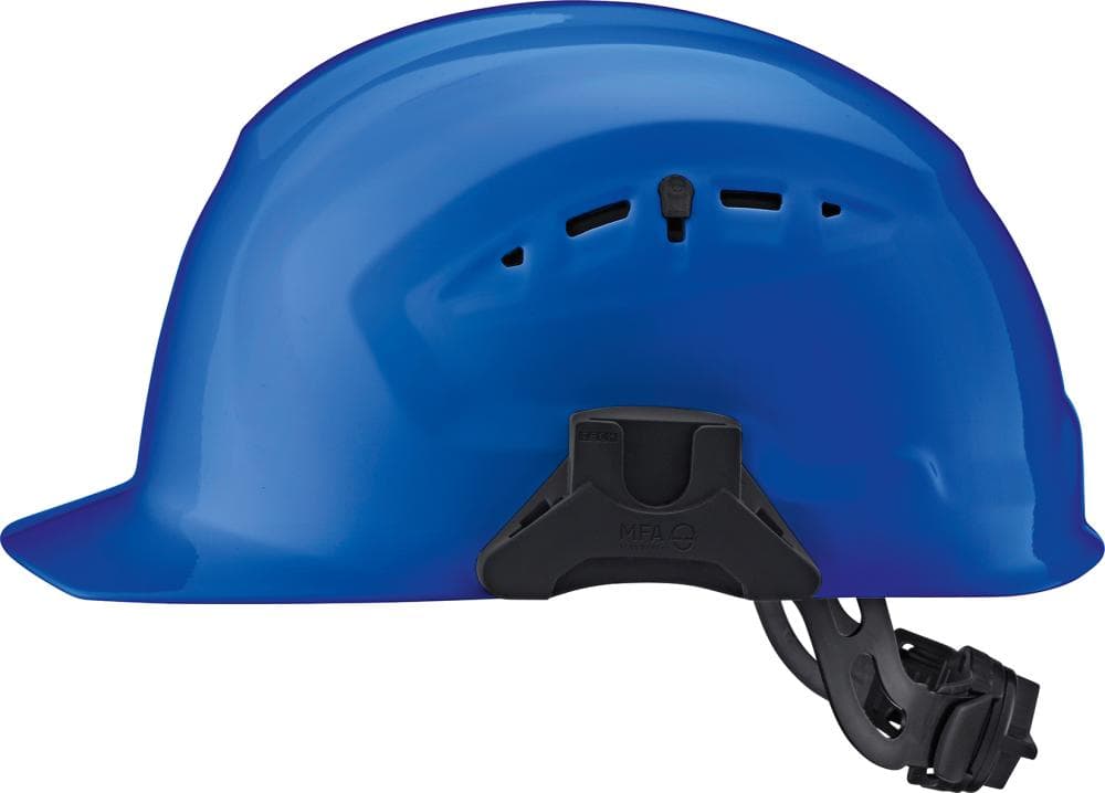 

Kask ochronny CrossGuard z blokadą skrętną, niebieski