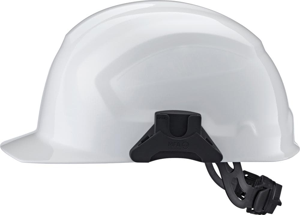 

Kask ochronny CrossElectric z blokadą skrętną, biały