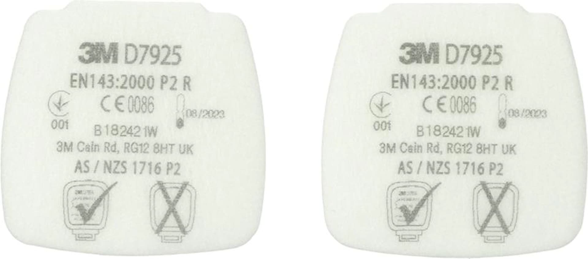 

Filtr z wkładem cząsteczkowym D7925 P2 R 3M (4 szt.)