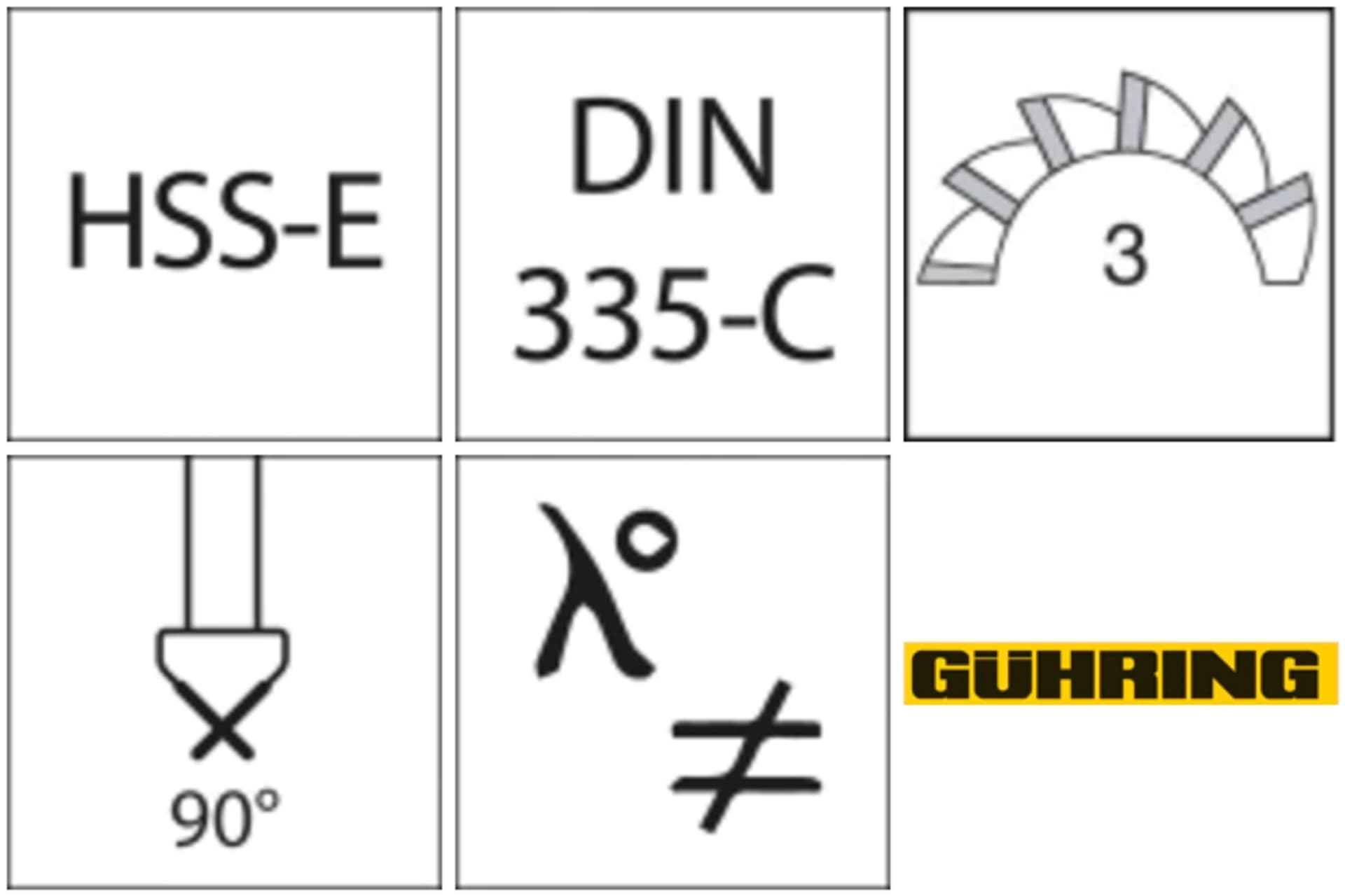 

Pogłębiacz stożkowy HSCO TiAlN 90° 15,0mm GÜHRING