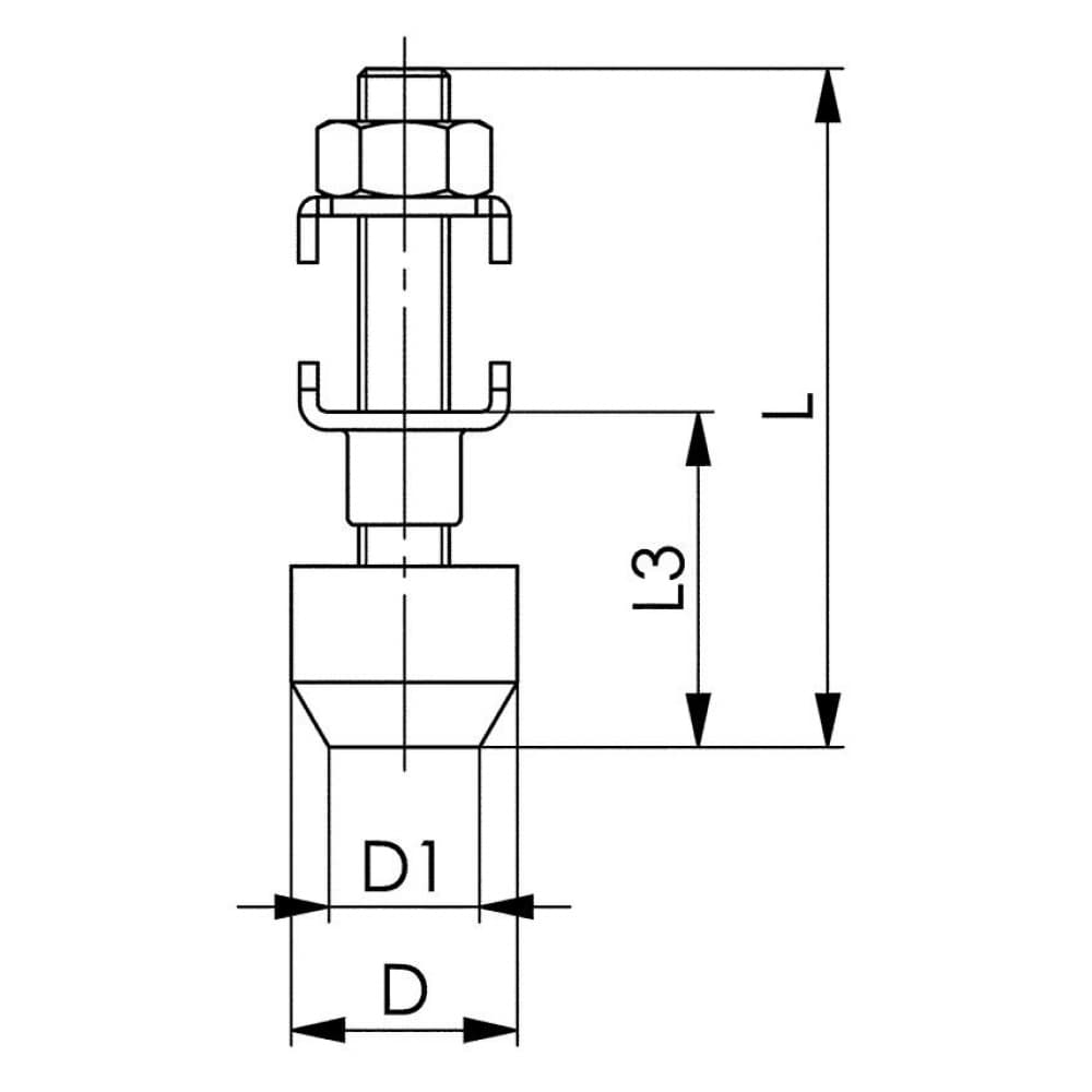 

Śruba dociskowa ESD 6890, wielkość 3 AMF