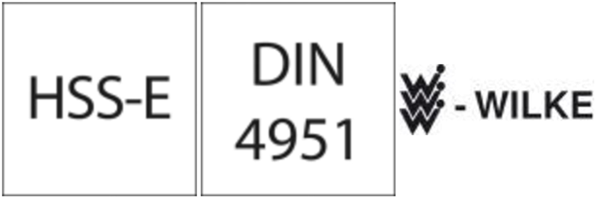 

Nóż tok.HSSE DIN4951R, 8x8x100mm WILKE