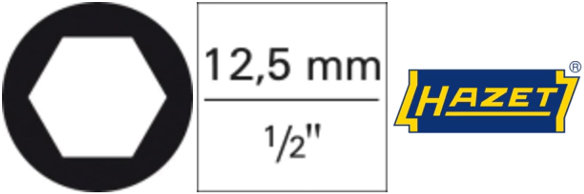 

Nasadka udarowa z tulejką z tworzywa sztucznego 1/2", 6-kątna, 17x85mm, 903SLG-17 HAZET