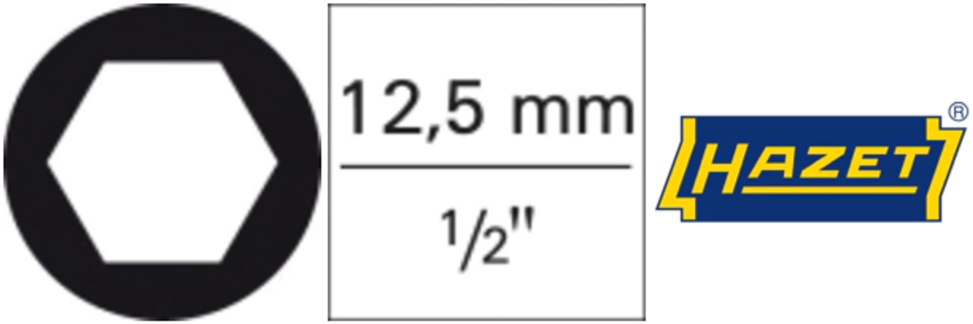 

Nasadka udarowa z tulejką z tworzywa sztucznego 1/2", 6-kątna, 21x85mm, 903SLG-17 HAZET