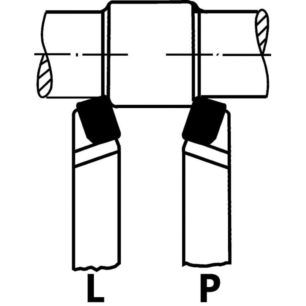 

Nóż tokarski węglikowy DIN4971, lewy 10x10x90mm P25/30 WILKE