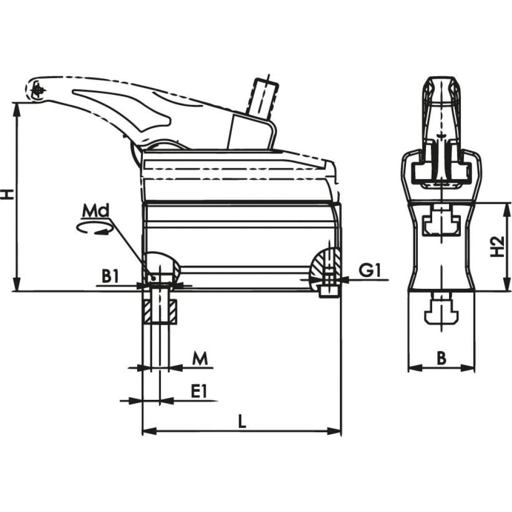 

Przedłużka 7600Z-30 M12x14 AMF