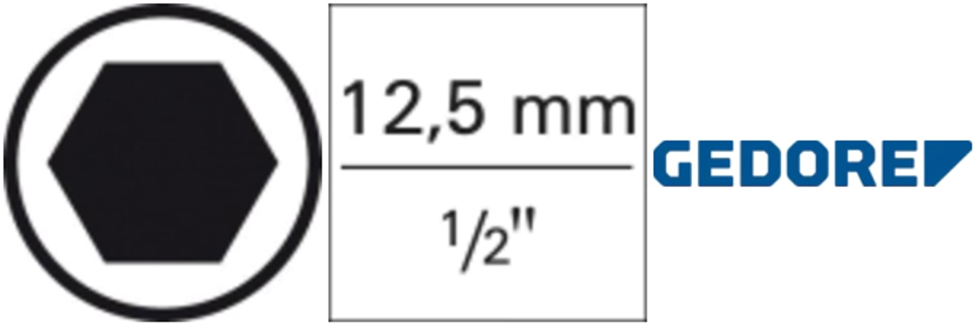 

Nasadka wkrętakowa 1/2", IMBUS, 6x140mm, 6-kątna, bardzo długa GEDORE