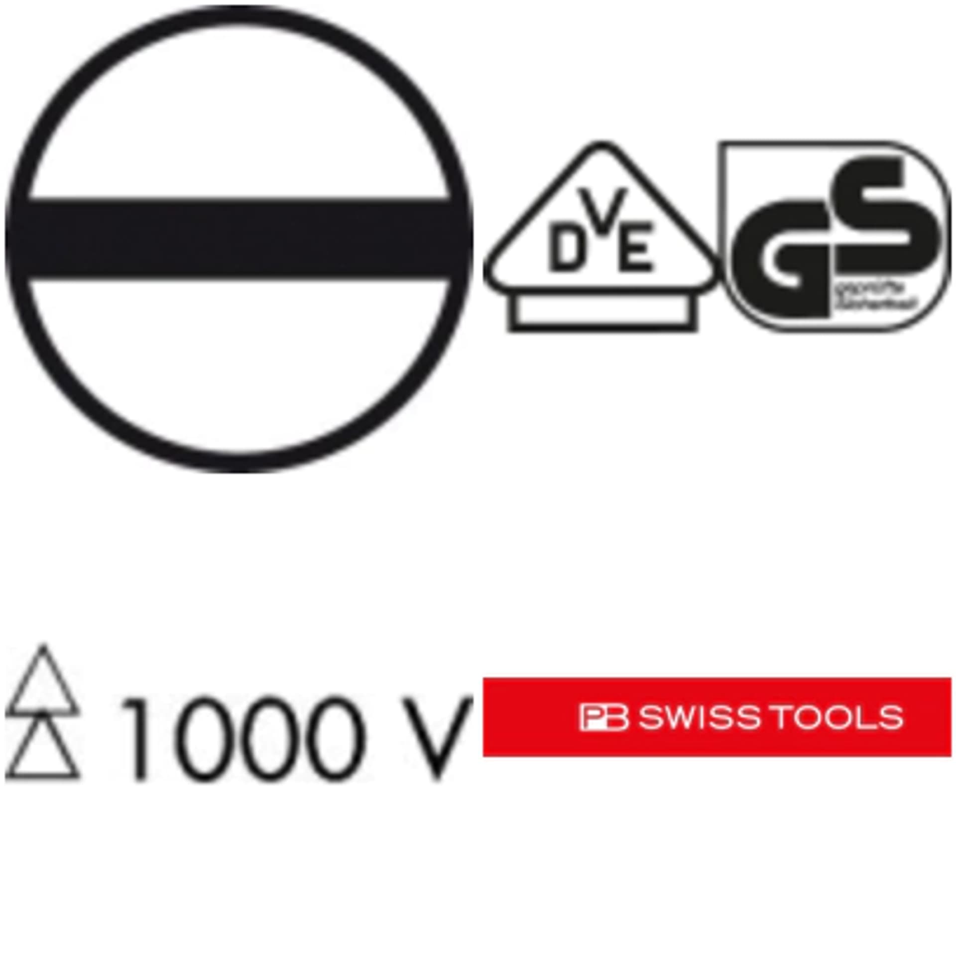 

Zestaw wkrętaków VDE 5-cz., płaskich w kartonowym pudełku Classic PB Swiss Tools