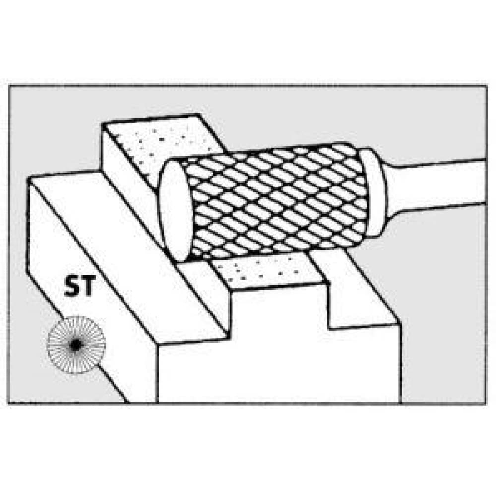 

Pilnik obrot.węg.cylindr. z uzęb.czołowym 1225, INOX 8mm 12x25mm Pferd