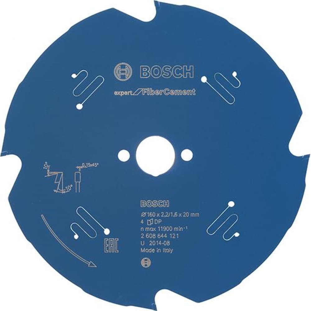 

TARCZA PILARSKA EXPERT FOR CEMENT 160X20X2.2MM 4T