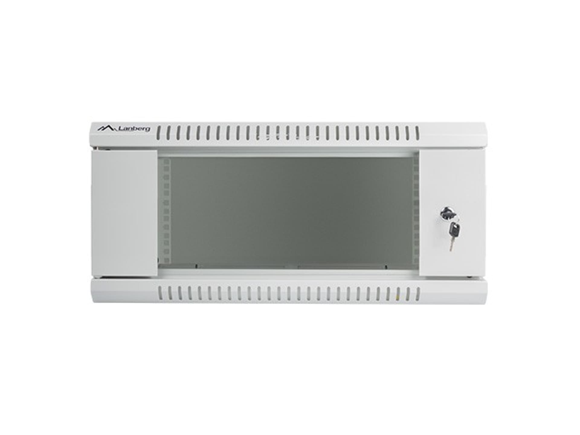 

Szafa instalacyjna wisząca 19'' 4U 600X450mm szara (drzwi szklane)