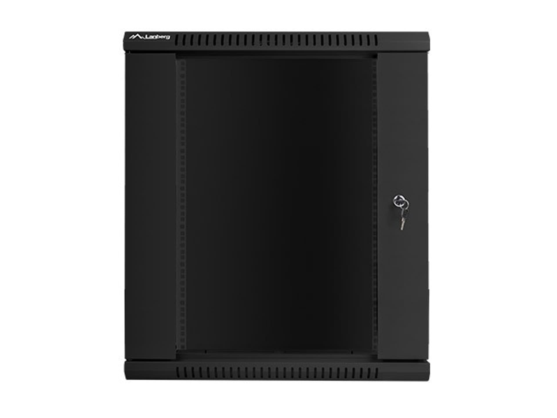 

Szafa instalacyjna wisząca 19'' 15U 600X600mm czarna (drzwi szklane)