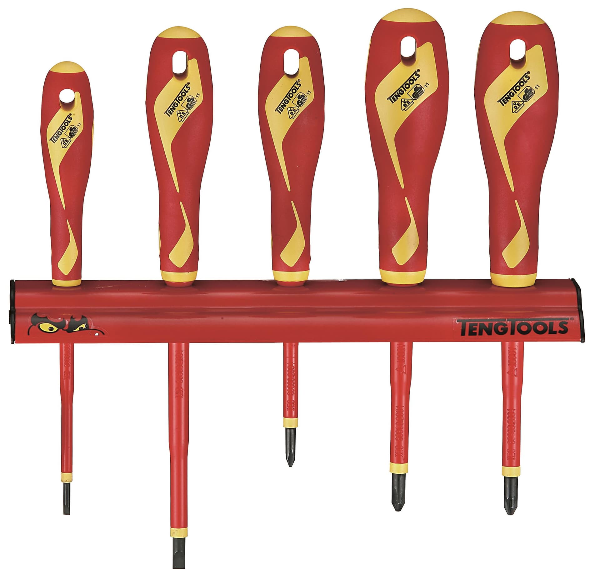 

Zestaw wkrętaków 1000V na wieszaku ściennym WRMDV05N Teng Tools