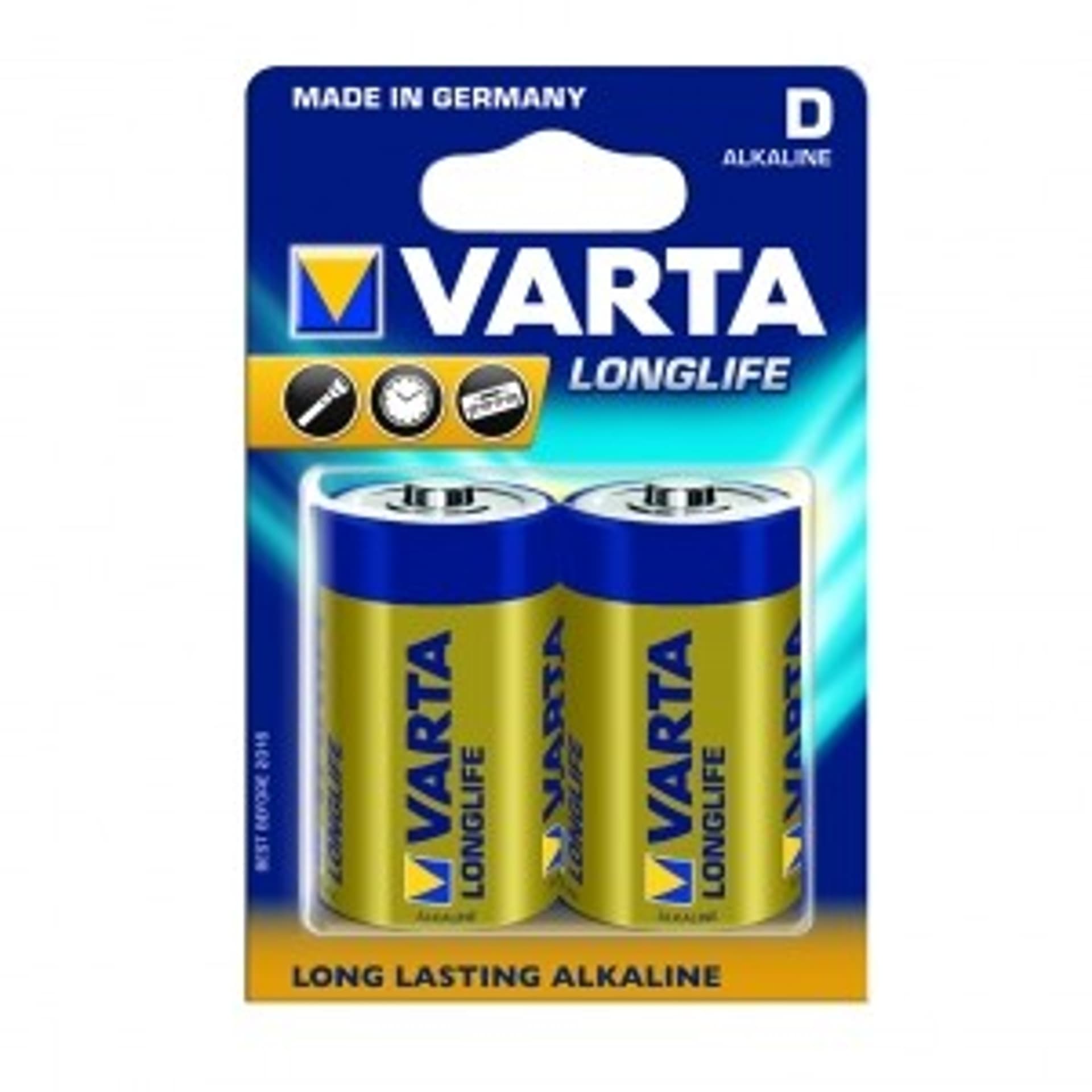 

BAT0244 Bateria alkaliczna Varta LR20 Longlife (2 sztuki/blister)