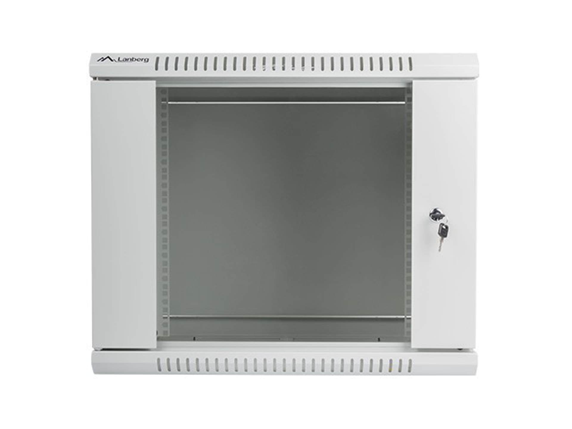 

Szafa instalacyjna wisząca 19'' 9U 600X600mm szara (drzwi szklane)