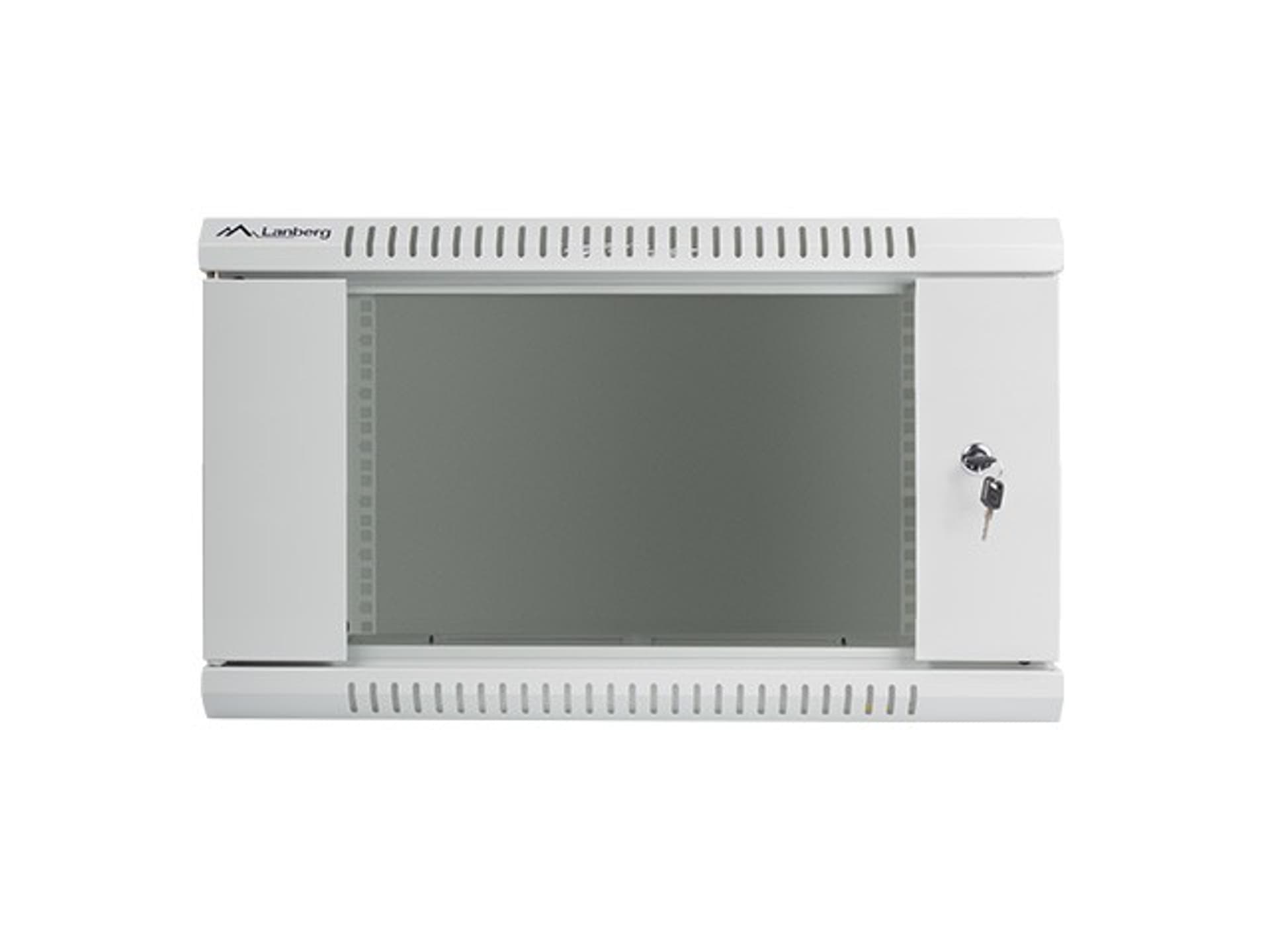 

Szafa instalacyjna wisząca 19'' 6U 600X600mm szara (drzwi szklane)