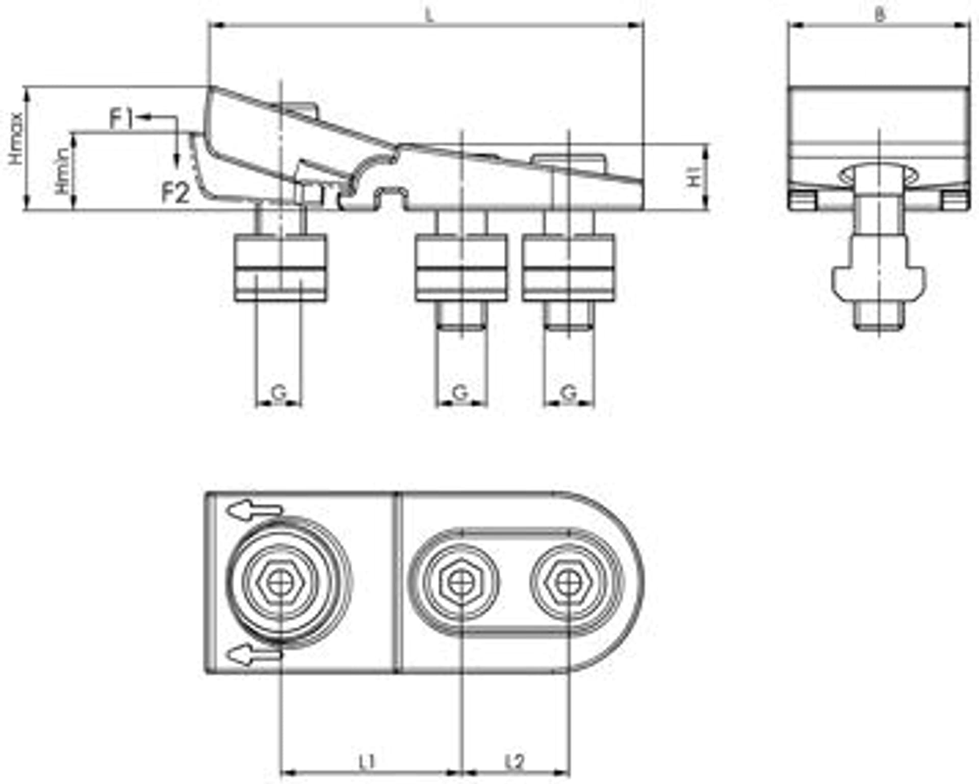 

Docisk boczny 6496 16x20mm AMF