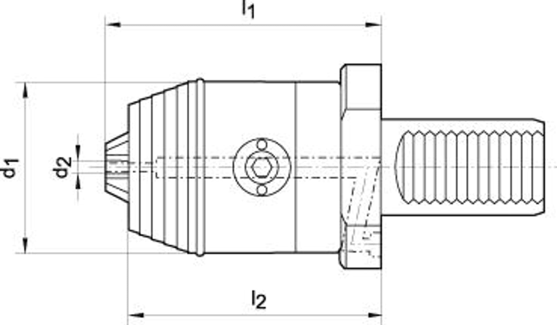 

yt wiertarski VDI CNC NC40/0,3-8mm WTE