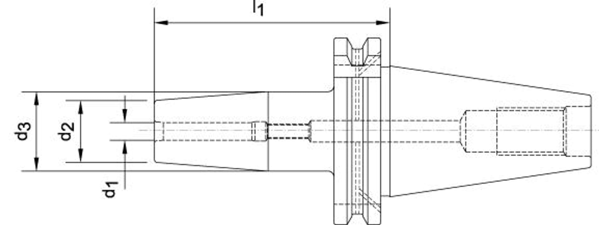 

Uchwyt termokurczliwy DIN69871, chwyt SK40 14,0x80mm HAIMER