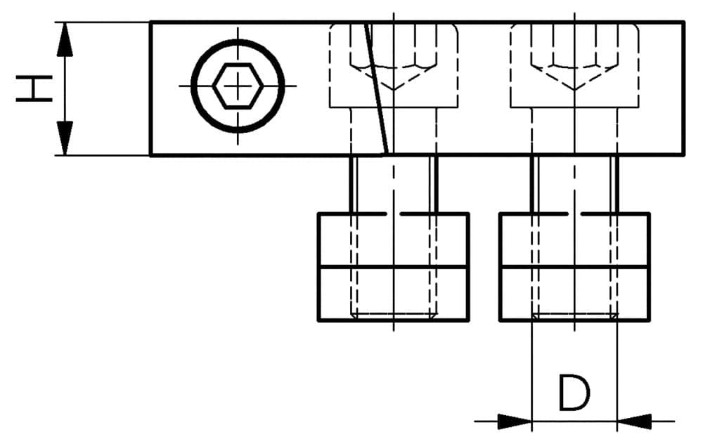 

Docisk boczny (para szczęk) 14mm AMF, Para szczęk) 14mm am