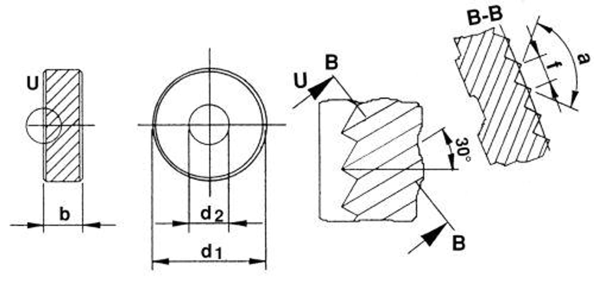 

Rolka do radełkowania DIN403 PM BL30 15x6x6mm, podziałka 0,6 mm QUICK