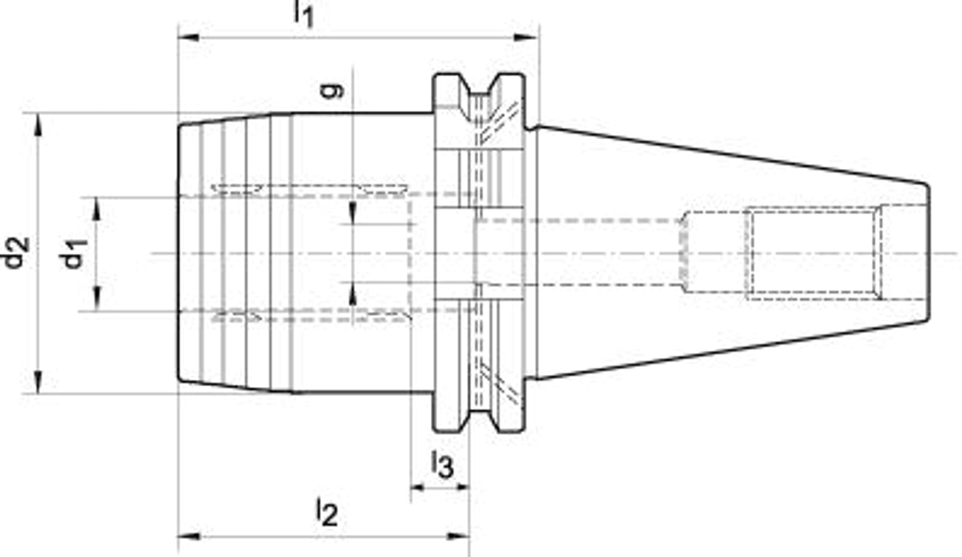 

Uchwyt zaciskowy hydrauliczny precyzyjny 20x65,5mm SK40 WTE