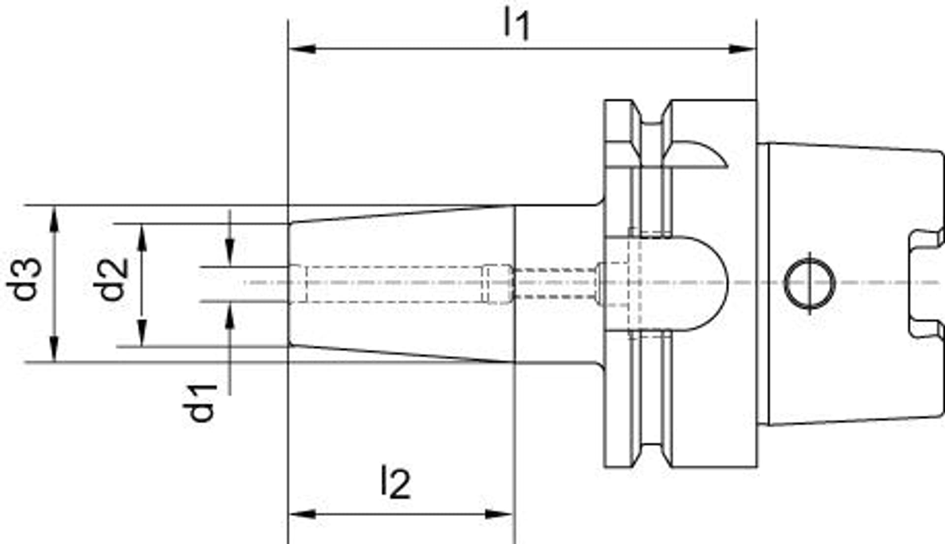 

Uchwyt termokurczliwy DIN69863A, A63 32,0x120mm HAIMER