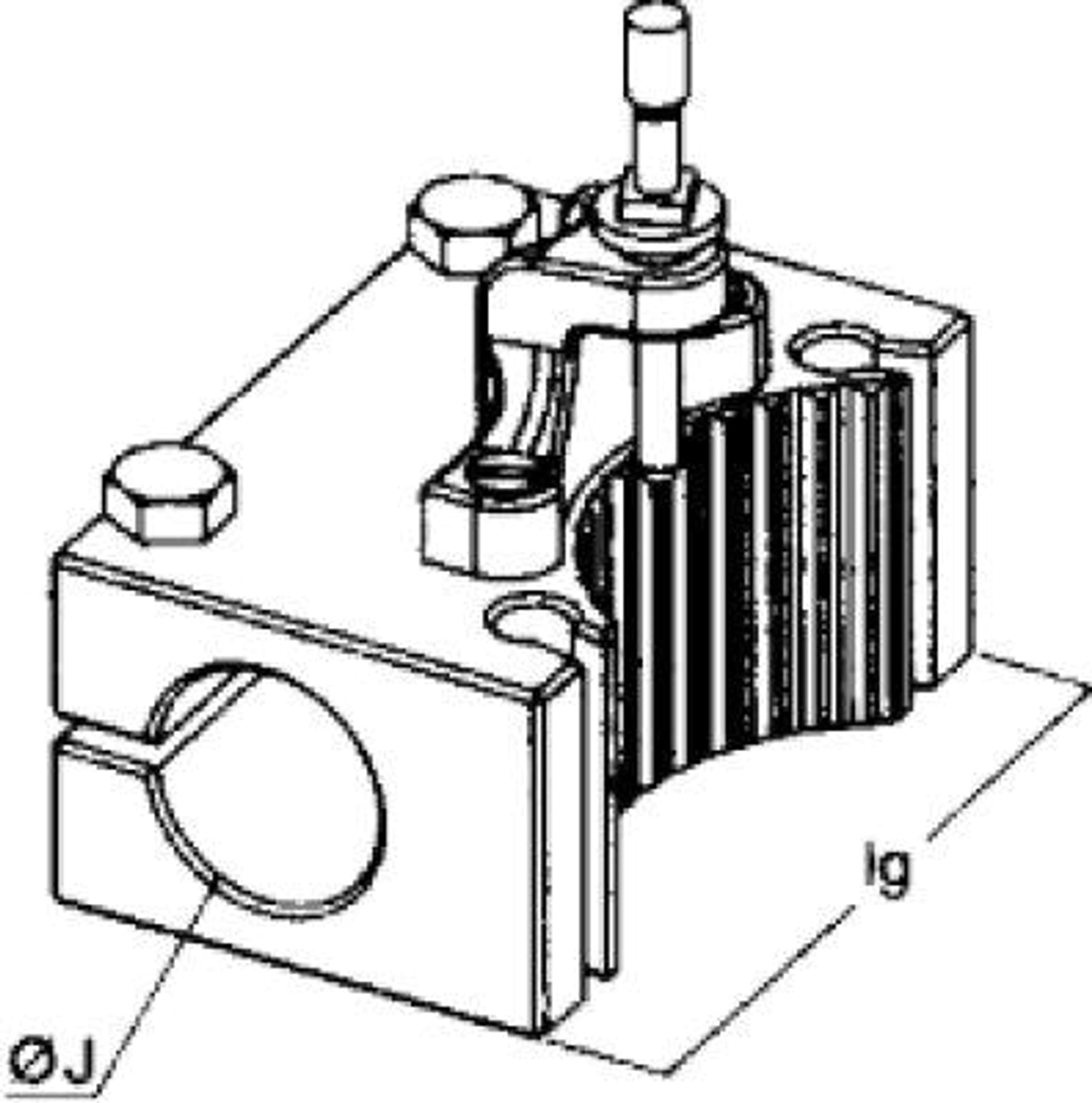 

Wspornik do glowicy szybkomocujacej,wlk. C CJ40160 SRW