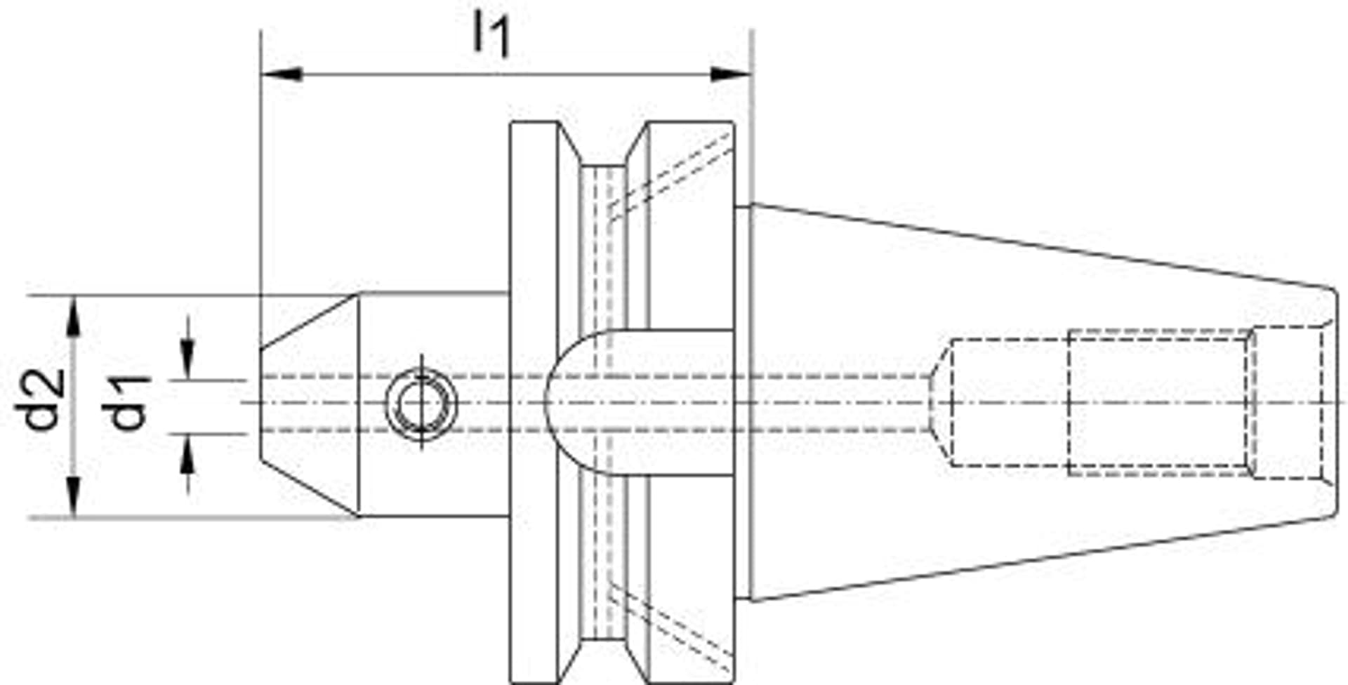 

Oprawka zaciskowa Weldon JISB6339ADB BT40 D12mm HAIMER