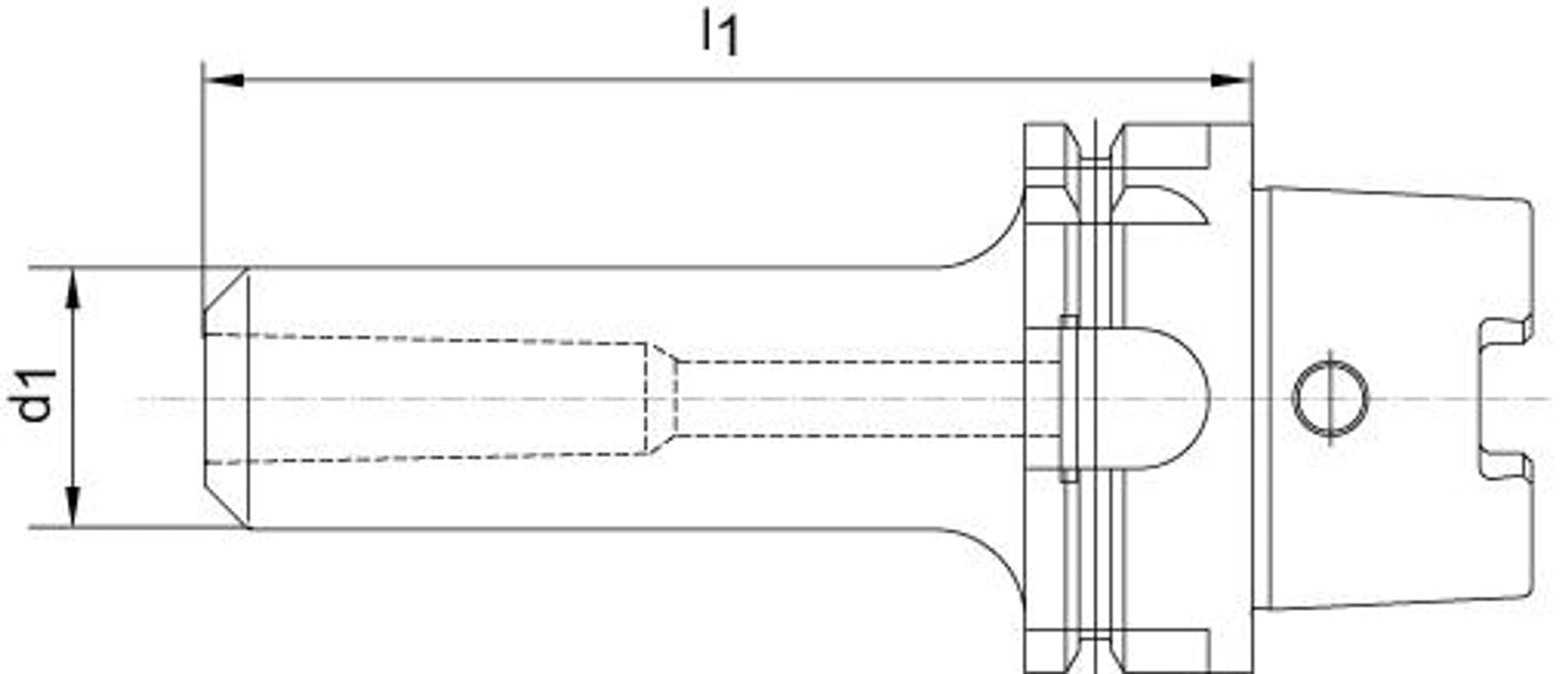 

Oprawka do tulejek zaciskowych DIN69893A HSK-A63 16-20x130mm HAIMER