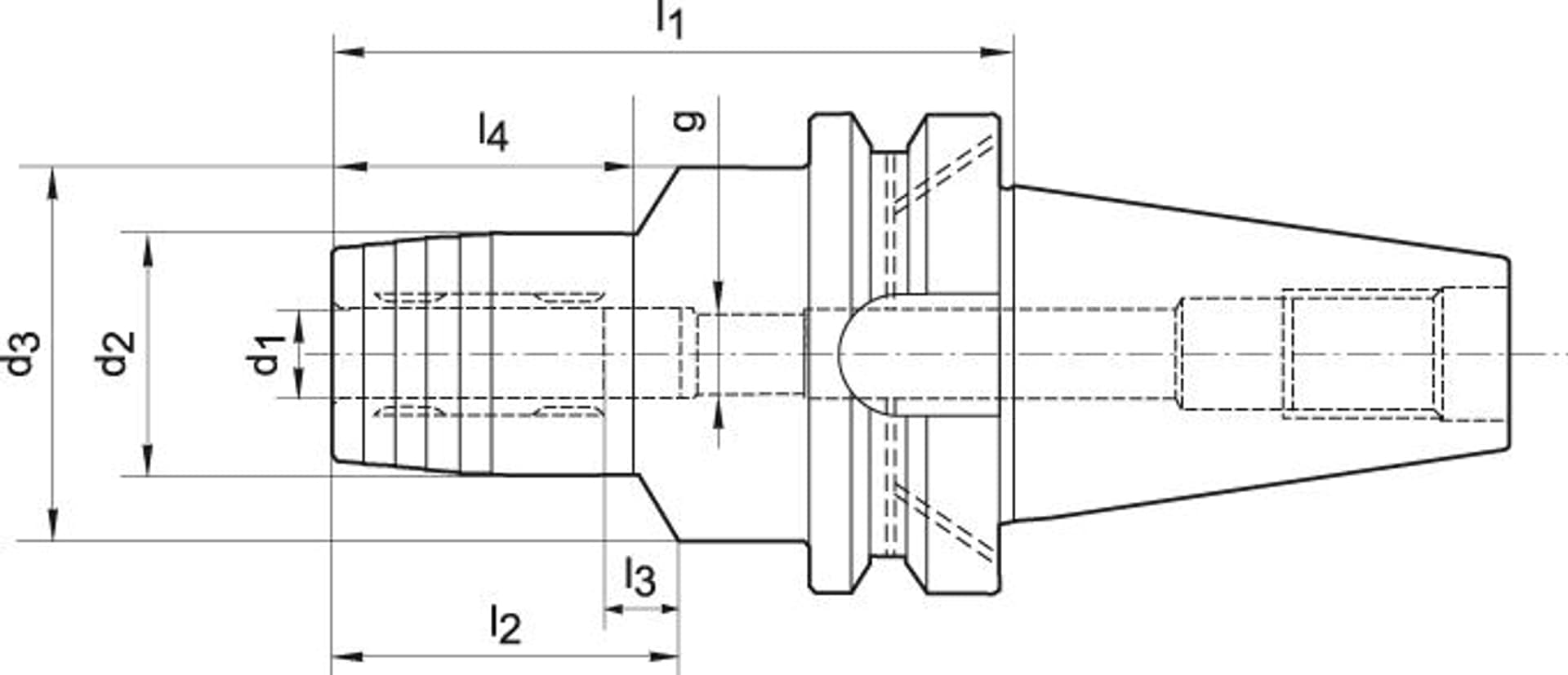 

Uchwyt zaciskowy hydrauliczny JIS6339ADB 14x90mm BT50 WTE