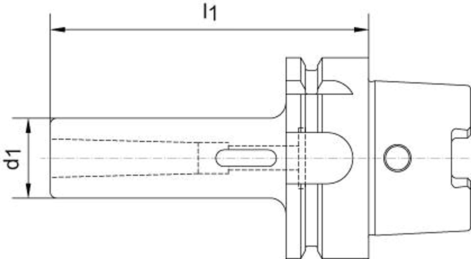 

Tuleja redukc.DIN69893A HSK-A100,kszt.DMK4x170mm HAIMER