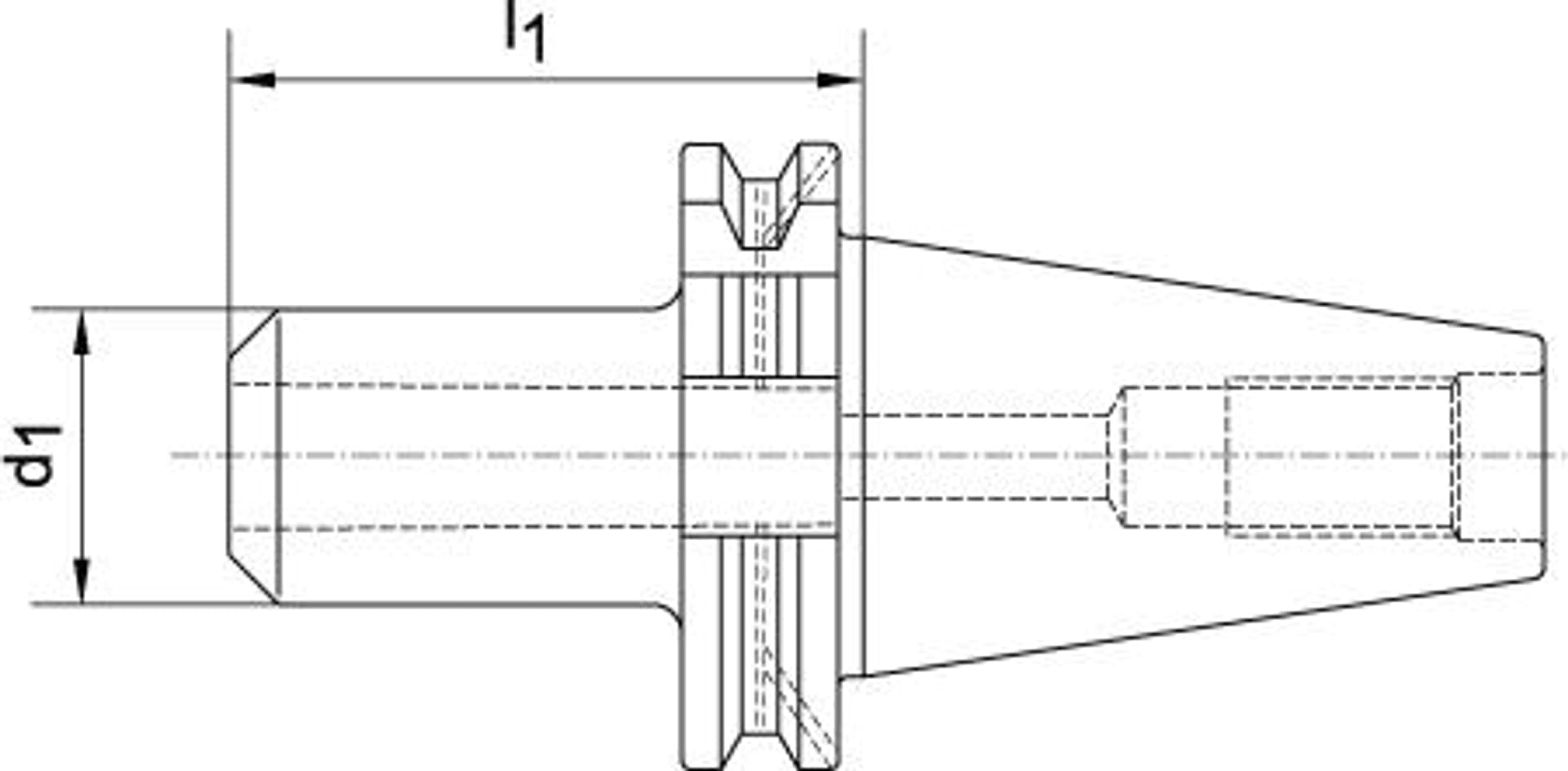 

Oprawka do tulej.zacisk. DIN69871ADB SK40 10-14mm dokladnosc wysoka HAIMER