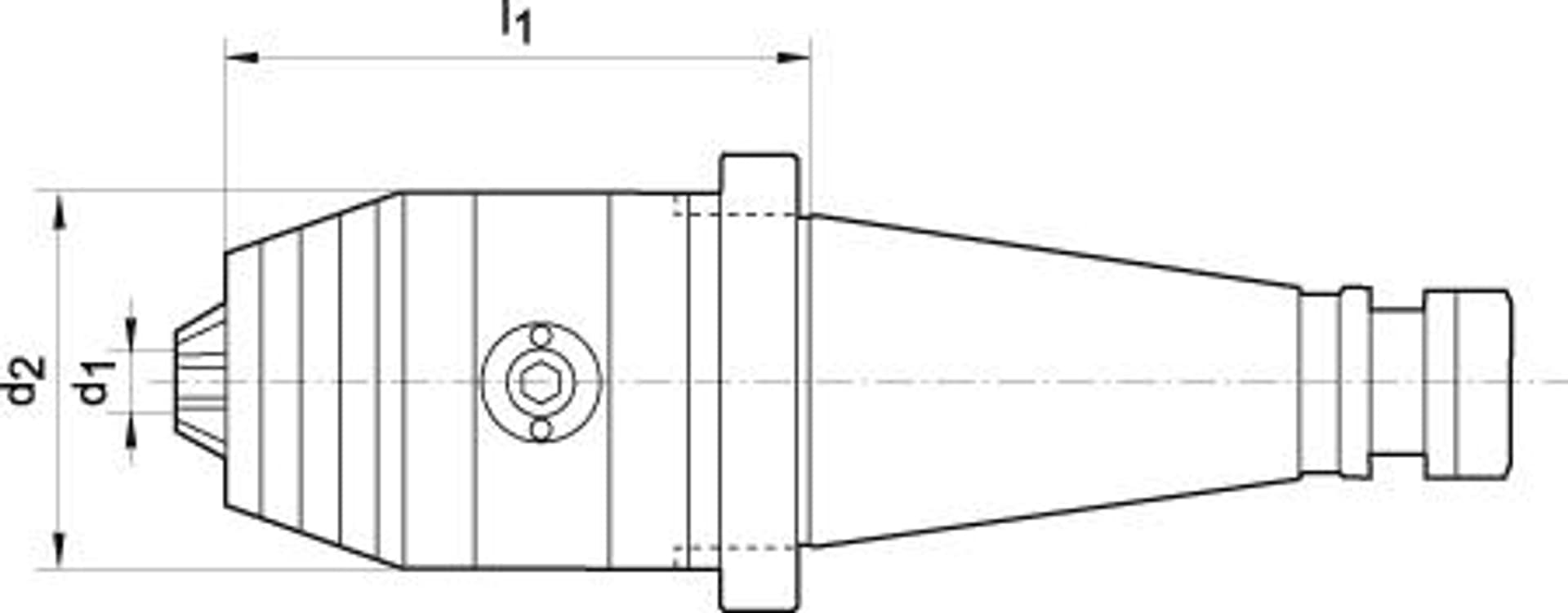 

Krotki uchw.wiert.DIN2080prawo-/lewobiezny 2,5-16 SK40 WTE