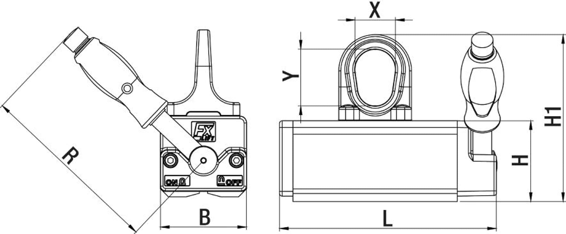 

Uchwyt magnetyczny do podnoszenia FX-600 FLAIG