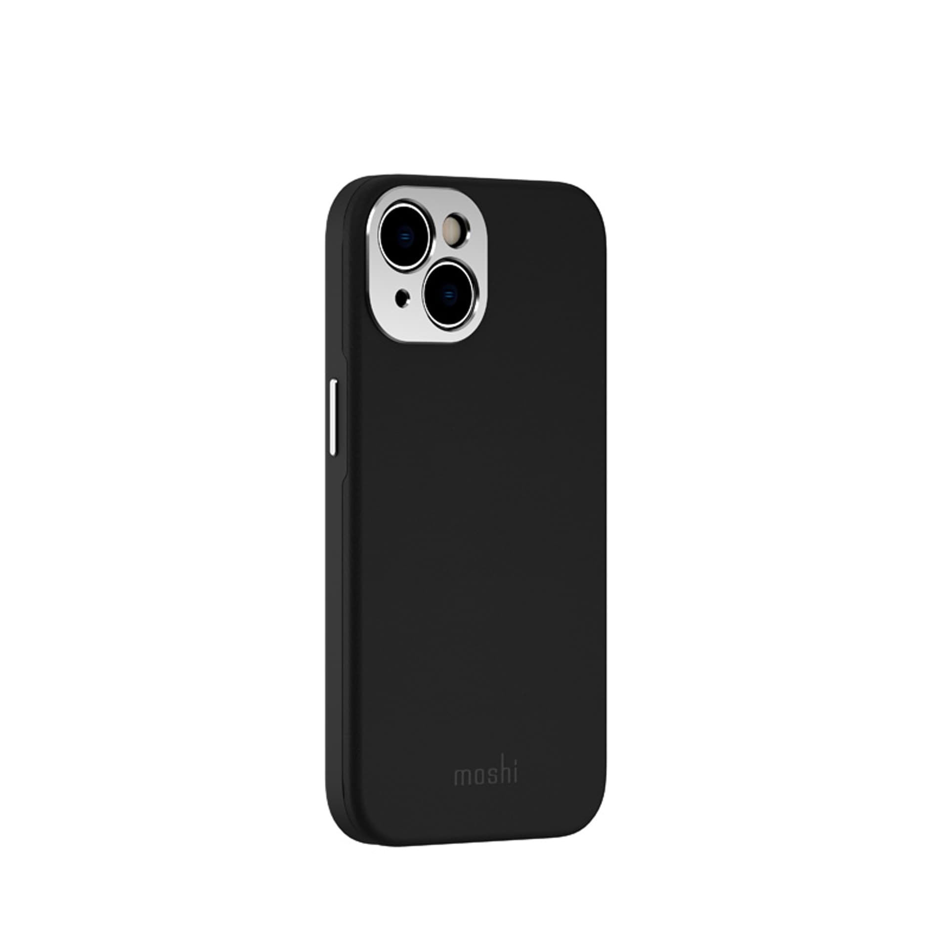 

Moshi Napa Slim MagSafe - Skórzane etui iPhone 14 (Midnight Black)