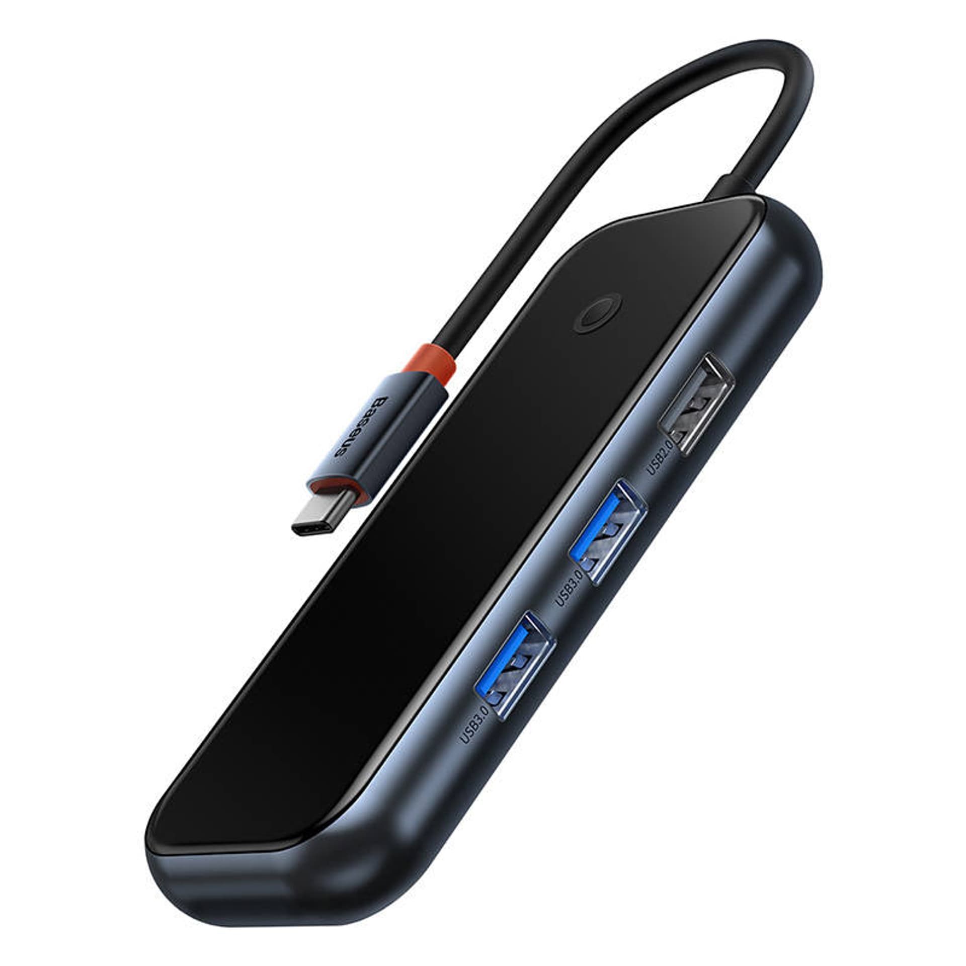 

Hub 5w1 Baseus AcmeJoy series USB-C do 2xUSB 3.0 + USB 2.0 + USB-C PD + HDMI (szary)