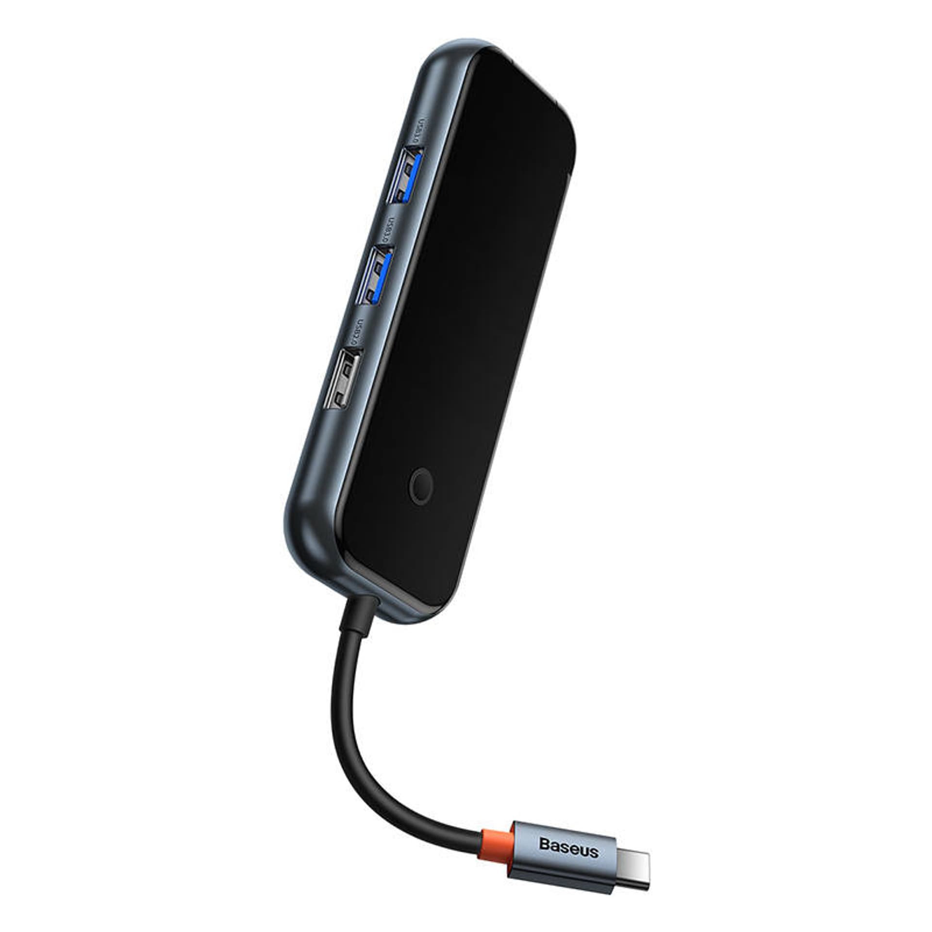 

Hub 6w1 Baseus AcmeJoy series USB-C do 2xUSB 3.0 + USB 2.0 + USB-C PD + HDMI + RJ45 (szary)